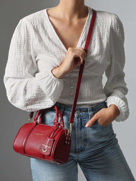 Cross Body Tas Milano Ana Leder Lancaster Rood milano ana 101 ander zicht 1