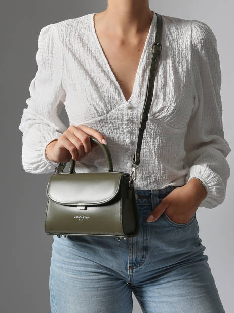 Cross Body Tas S Suave Leder Lancaster Groen suave even 16 ander zicht 1