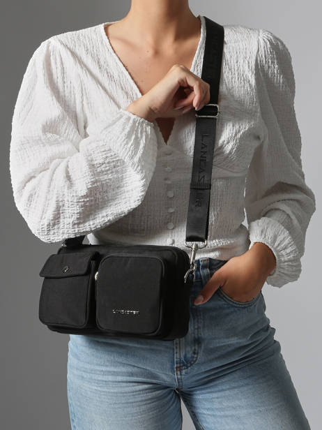 Cross Body Tas Basic Pocket Lancaster Zwart basic pocket 91 ander zicht 1