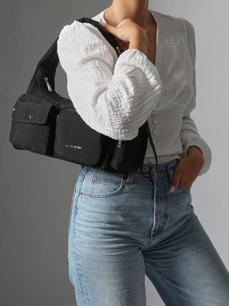 Cross Body Tas Basic Pocket Lancaster Zwart basic pocket 92 ander zicht 1