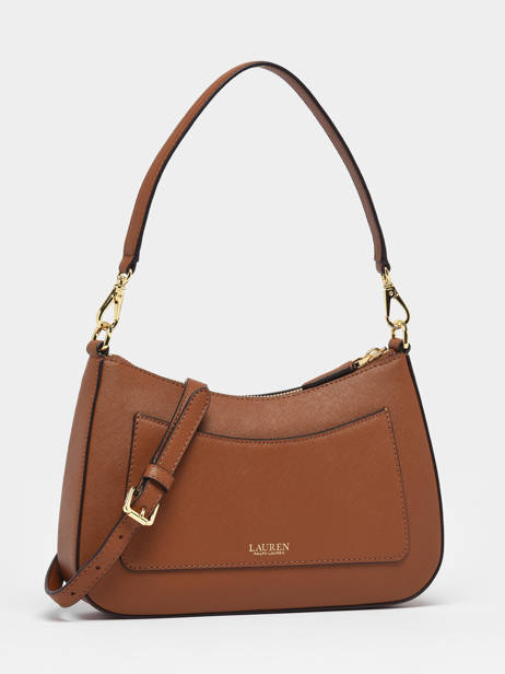 Schoudertas Danni 26 Leder Lauren ralph lauren Bruin danni 31883768 ander zicht 3