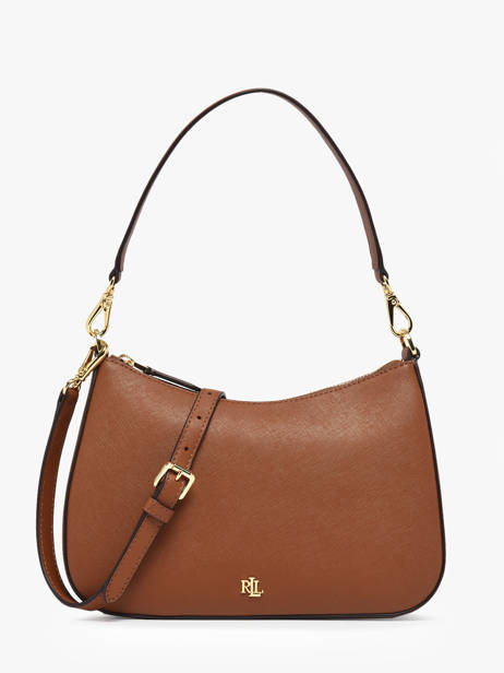 Schoudertas Danni 26 Leder Lauren ralph lauren Bruin danni 31883768