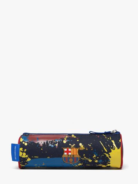 Pennenzak 1 Compartiment Fc barcelone Blauw barca 214F207P ander zicht 2