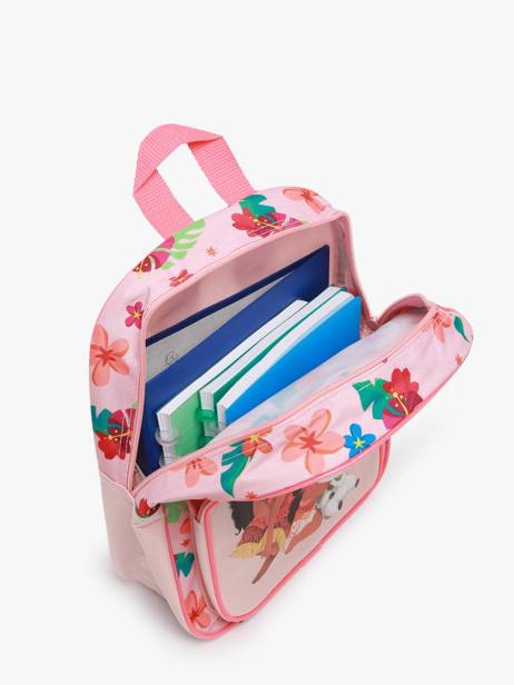 Mini Rugzak Vaiana Roze ocean sisters 78800640 ander zicht 3