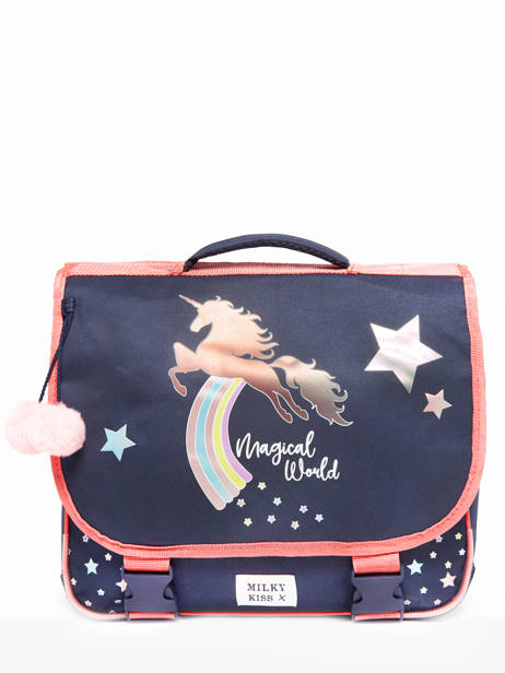 Boekentas 1 Compartiment Milky kiss Blauw fantasy fables 3700523