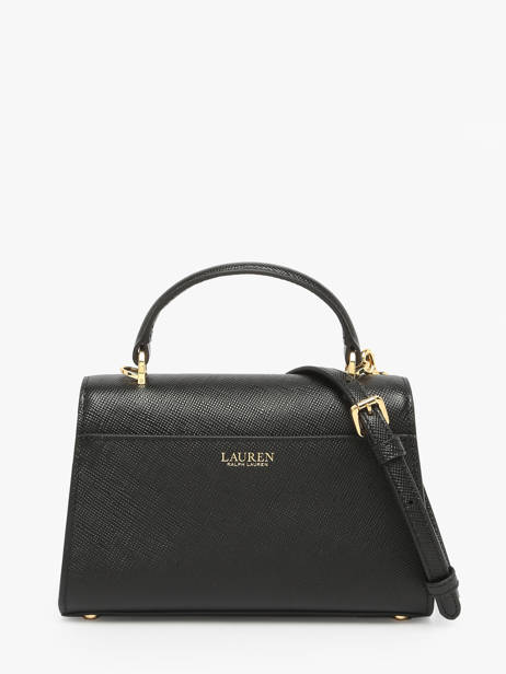 Handtas Farrah Leder Lauren ralph lauren Zwart farrah 31966765 ander zicht 3