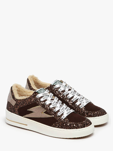 Sneakers Uit Leder Semerdjian Bruin women NOUBAR ander zicht 1