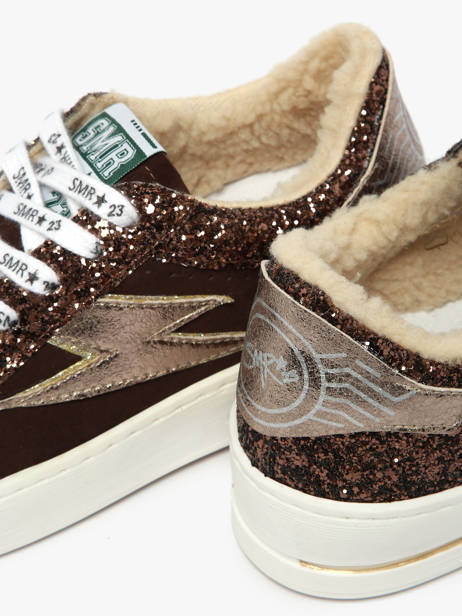 Sneakers Uit Leder Semerdjian Bruin women NOUBAR ander zicht 2
