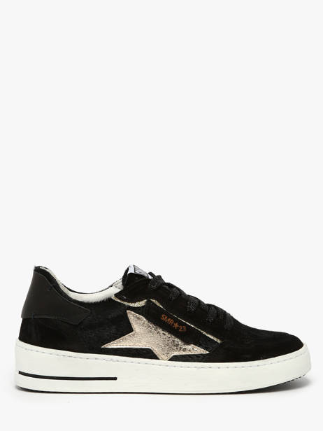 Sneakers Uit Leder Semerdjian Zwart women ALE
