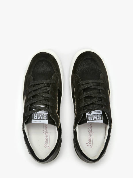 Sneakers Uit Leder Semerdjian Zwart women ALE ander zicht 3