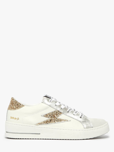 Sneakers Uit Leder Semerdjian Wit women MAYA