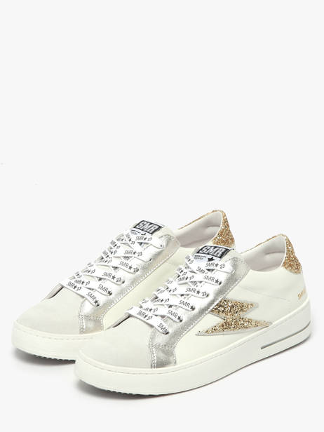 Sneakers Uit Leder Semerdjian Wit women MAYA ander zicht 1