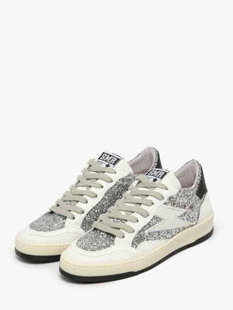 Sneakers Uit Leder Semerdjian Zilver women DANY ander zicht 1