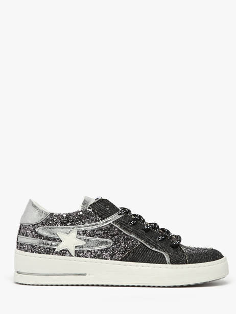 Sneakers Uit Leder Semerdjian Zwart women VANA
