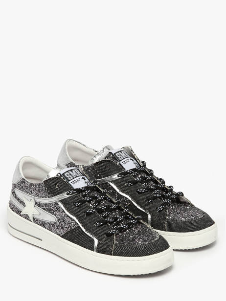 Sneakers Uit Leder Semerdjian Zwart women VANA ander zicht 1