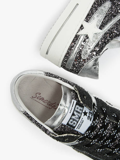 Sneakers Uit Leder Semerdjian Zwart women VANA ander zicht 2