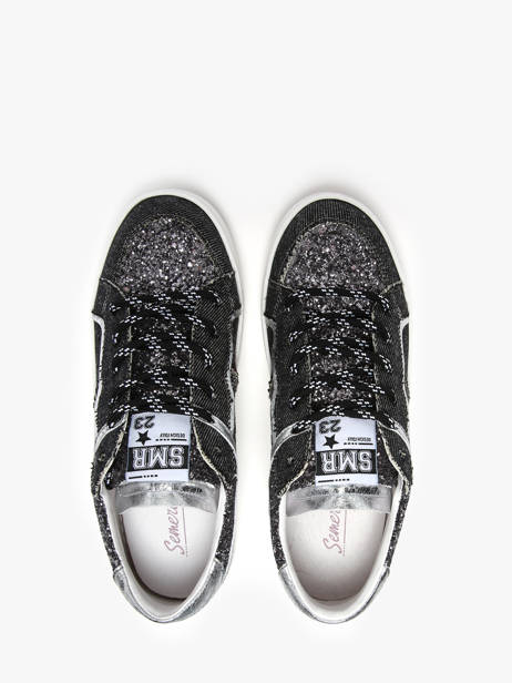 Sneakers Uit Leder Semerdjian Zwart women VANA ander zicht 3