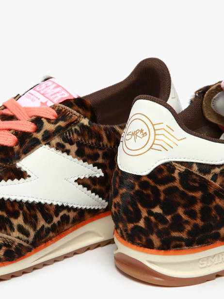 Sneakers Joyce Uit Leder Semerdjian Bruin women JOYCE ander zicht 3