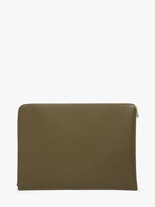 Longchamp Le foulonné Papierhouder Groen