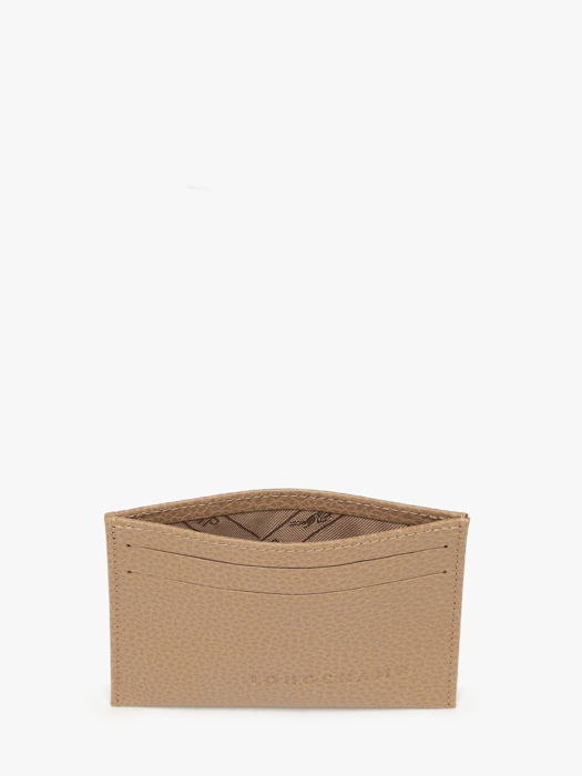Longchamp Le foulonné Kredietkaarthouder Beige