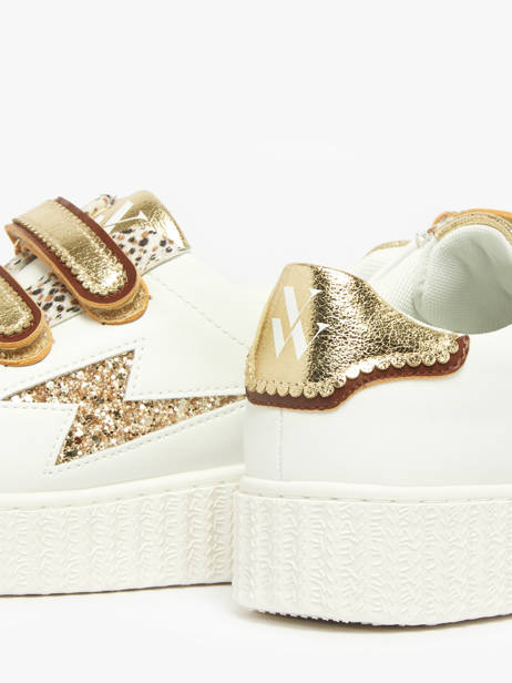 Sneakers Vanessa wu Goud women BK2803OR ander zicht 2