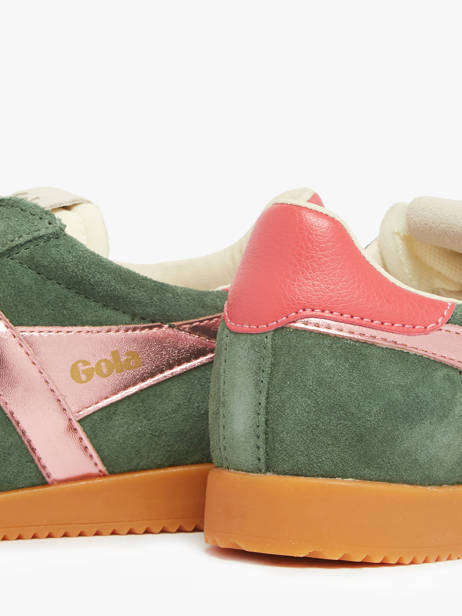 Sneakers Uit Leder Gola Groen women CLB790 ander zicht 2