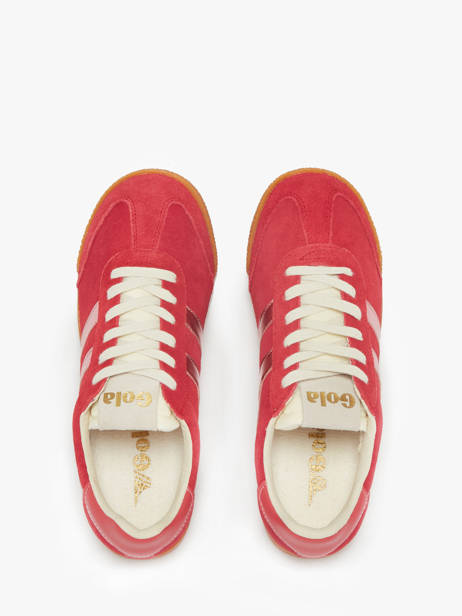 Sneakers Elan Glitz Uit Leder Gola Rood women CLB790 ander zicht 4