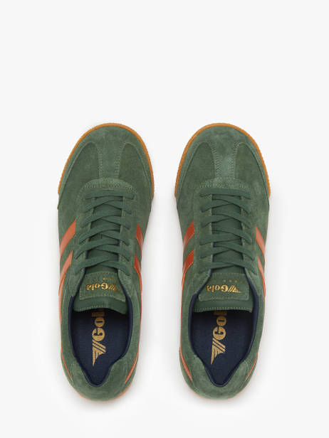 Sneakers Uit Leder Gola Groen men CMA192 ander zicht 3