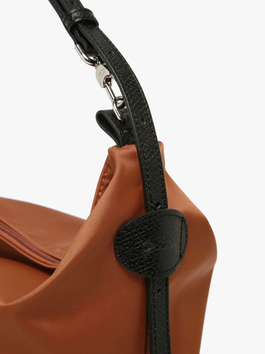 Longchamp Besace longchamp toile Schoudertas Bruin