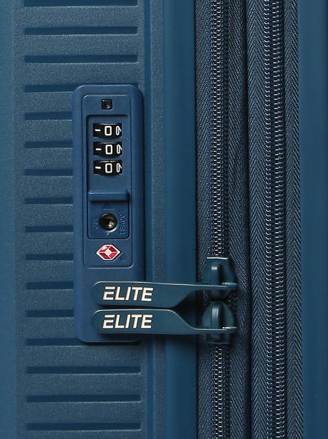 Uitbreidbare Harde Reiskoffer Fjord Elite Blauw fjord E4729 ander zicht 1