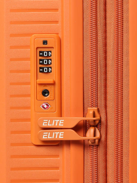 Uitbreidbare Harde Reiskoffer Fjord Elite Oranje fjord E4725 ander zicht 1