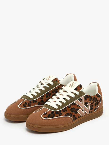 Sneakers Vanessa wu Bruin women BK2806NR ander zicht 1
