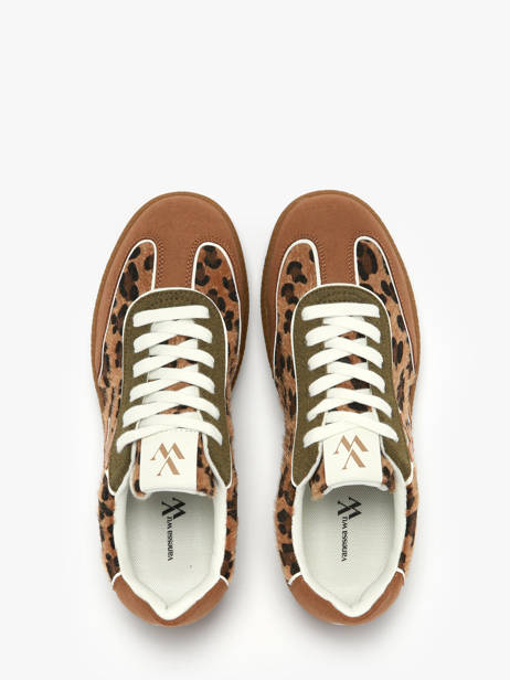 Sneakers Vanessa wu Bruin women BK2806NR ander zicht 3