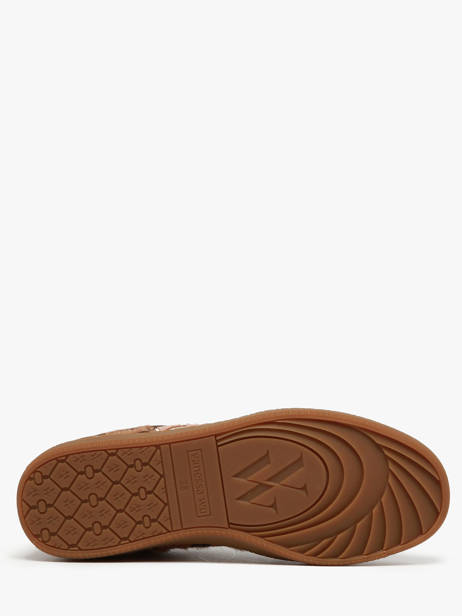 Sneakers Vanessa wu Bruin women BK2806NR ander zicht 4
