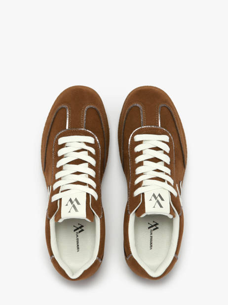 Sneakers Sarah Vanessa wu Bruin women BK2805OR ander zicht 4