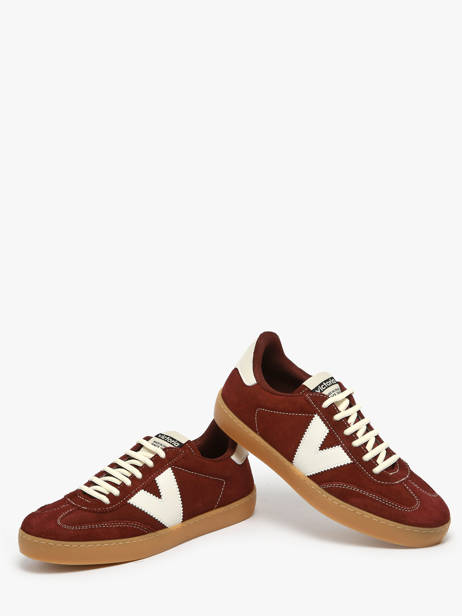 Sneakers Berlin Uit Leder Victoria Wit women 1126218 ander zicht 3