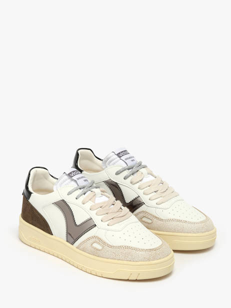 Sneakers Uit Leder Victoria Wit women 1257135 ander zicht 1