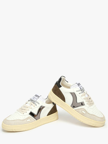 Sneakers Uit Leder Victoria Wit women 1257135 ander zicht 2