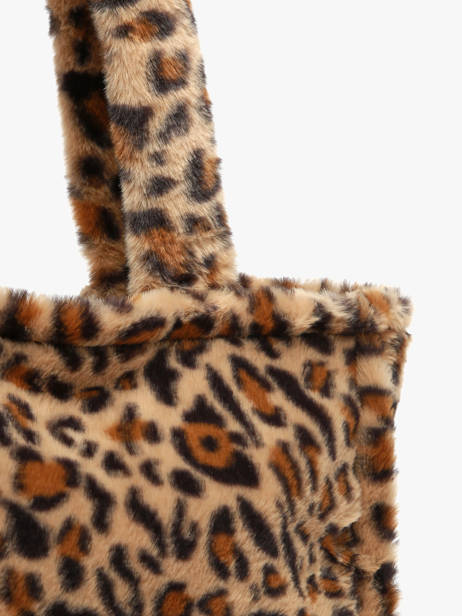 Schoudertas A4 Formaat Fur David jones Bruin fur CM7878 ander zicht 1