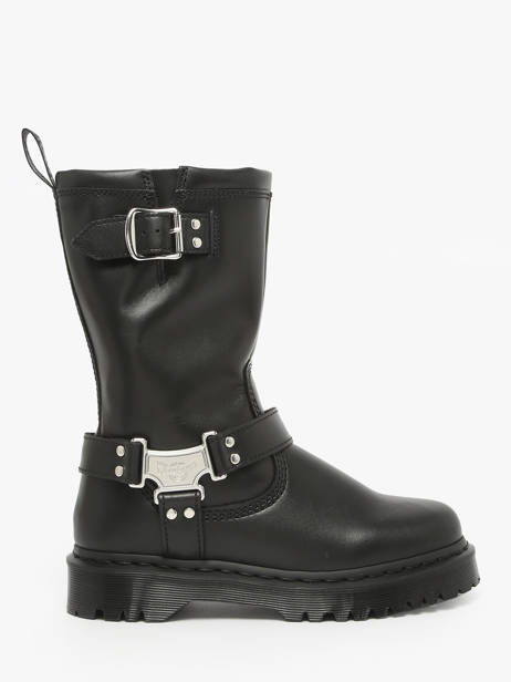 Laarzen Uit Leder Dr martens Zwart women 32199001