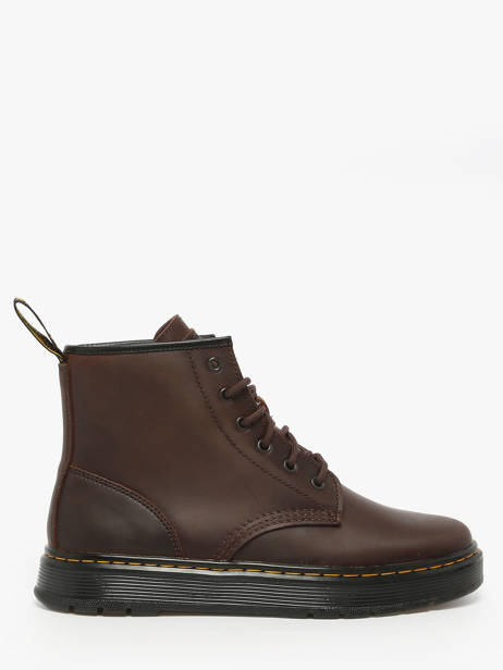 Enkellaarzen Uit Leder Dr martens Bruin men 41681200