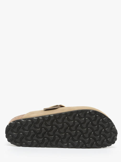 Slippers Uit Leder Birkenstock Beige women 1030425 ander zicht 4