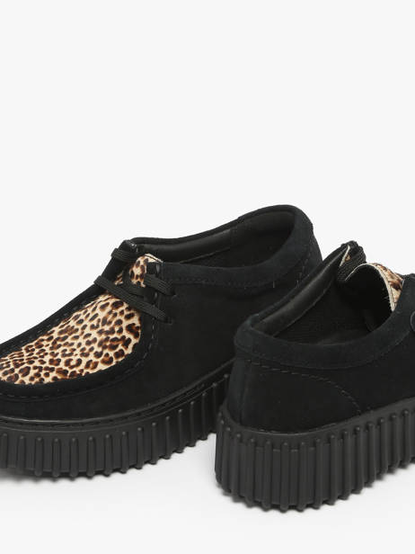 Derby Veterschoenen Uit Leder Clarks Zwart women 26181189 ander zicht 2