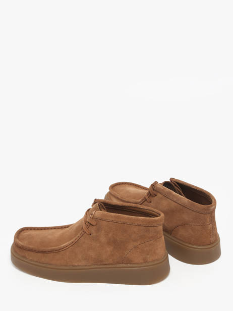 Enkelhoge Derby Veterschoenen Uit Leder Clarks Bruin men 26184609 ander zicht 2