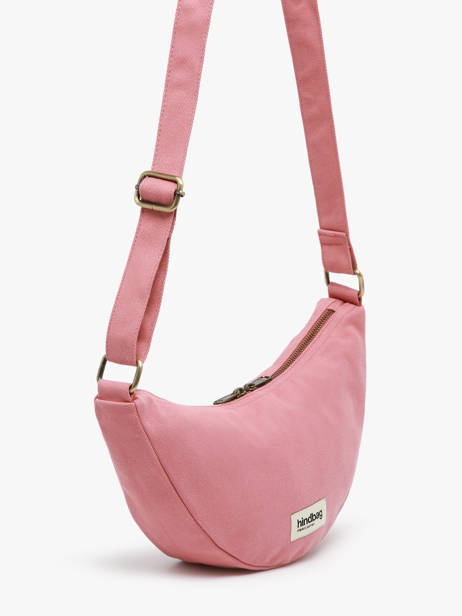 Cross Body Tas Andrea Katoen Hindbag Roze best seller ANDREA ander zicht 2