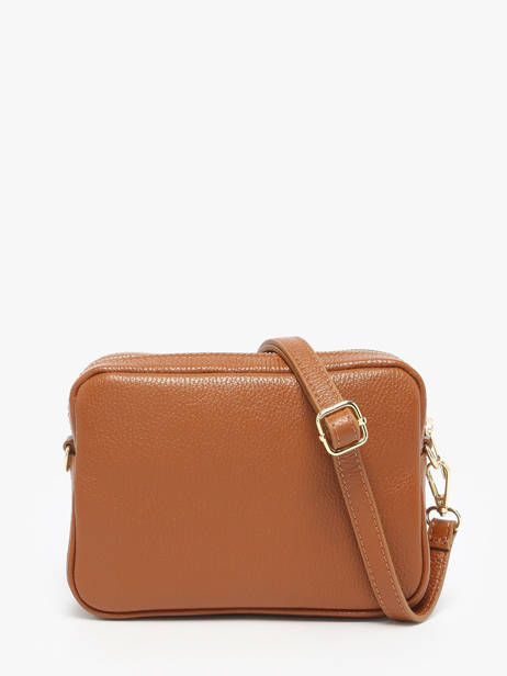 Cross Body Tas Velvet Caviar Leder Milano Bruin velvet caviar VC25067 ander zicht 4