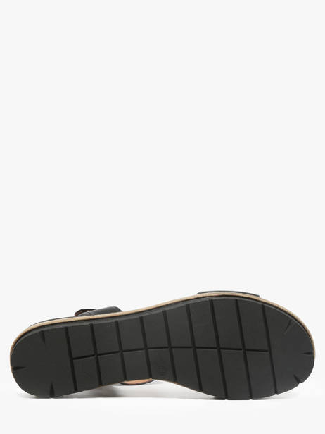Sandalen Uit Leder Tamaris Zwart women 42 ander zicht 4