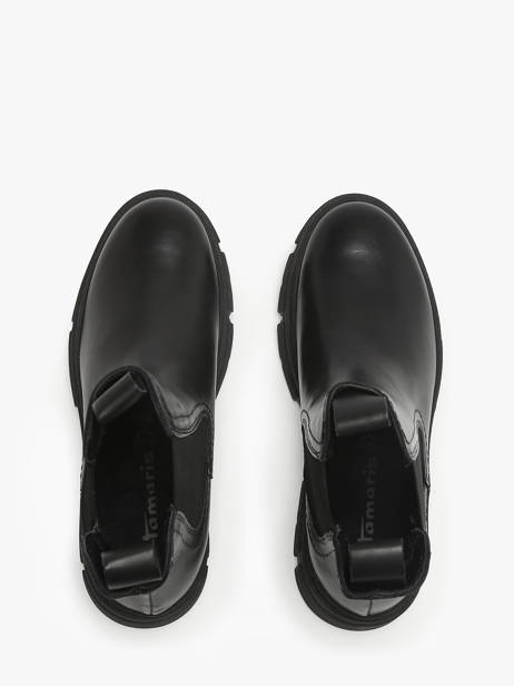 Chelsea Boots Uit Leder Tamaris Zwart women 41 ander zicht 3