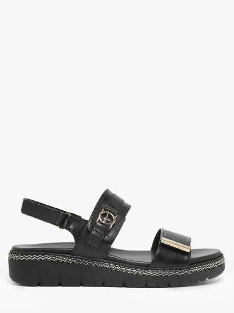 Sandalen Uit Leder Tamaris Zwart women 44