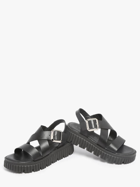 Sandalen Uit Leder Tamaris Zwart women 44 ander zicht 2